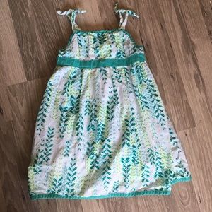 Aqua and white dress 👗